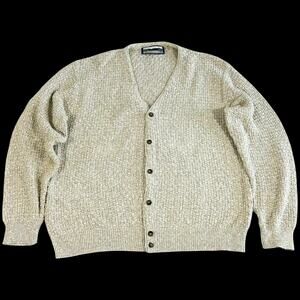 Shenandoah Sweater Mens XLT Knit Cardigan Vintage 90s Button Grandpa
